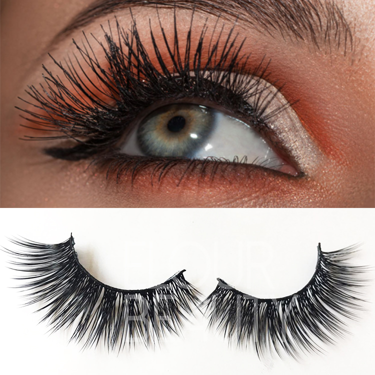 Factory price large stock velvet long 3D silk lash extensions ES9